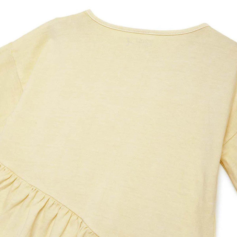 Cotton Twill Top for Kids | Yellow