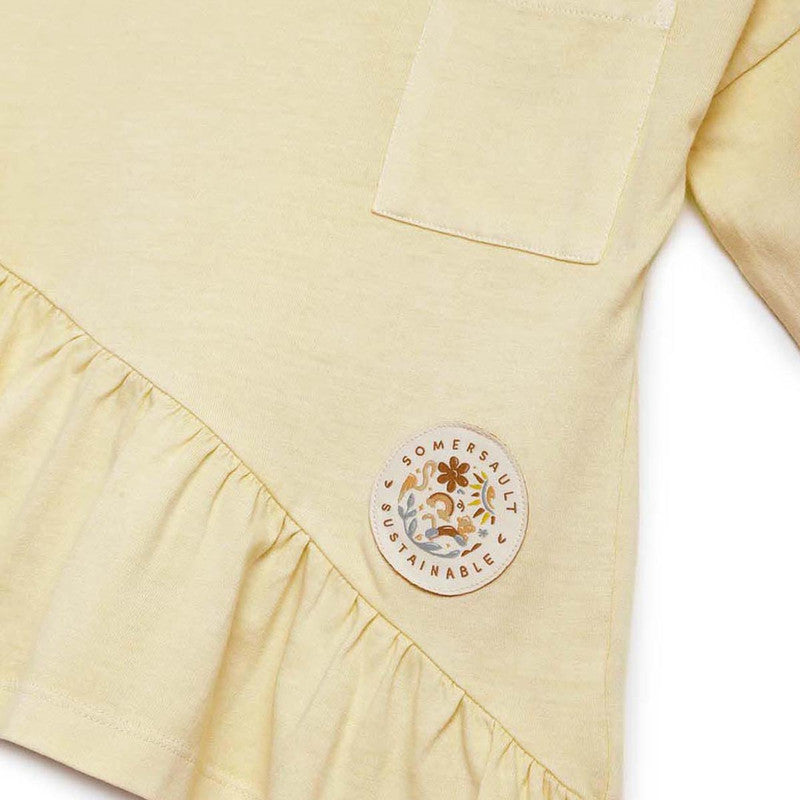 Cotton Twill Top for Kids | Yellow