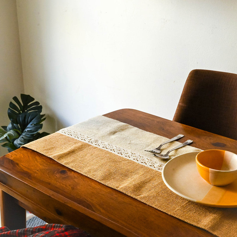 Jute Table Runner | Tan