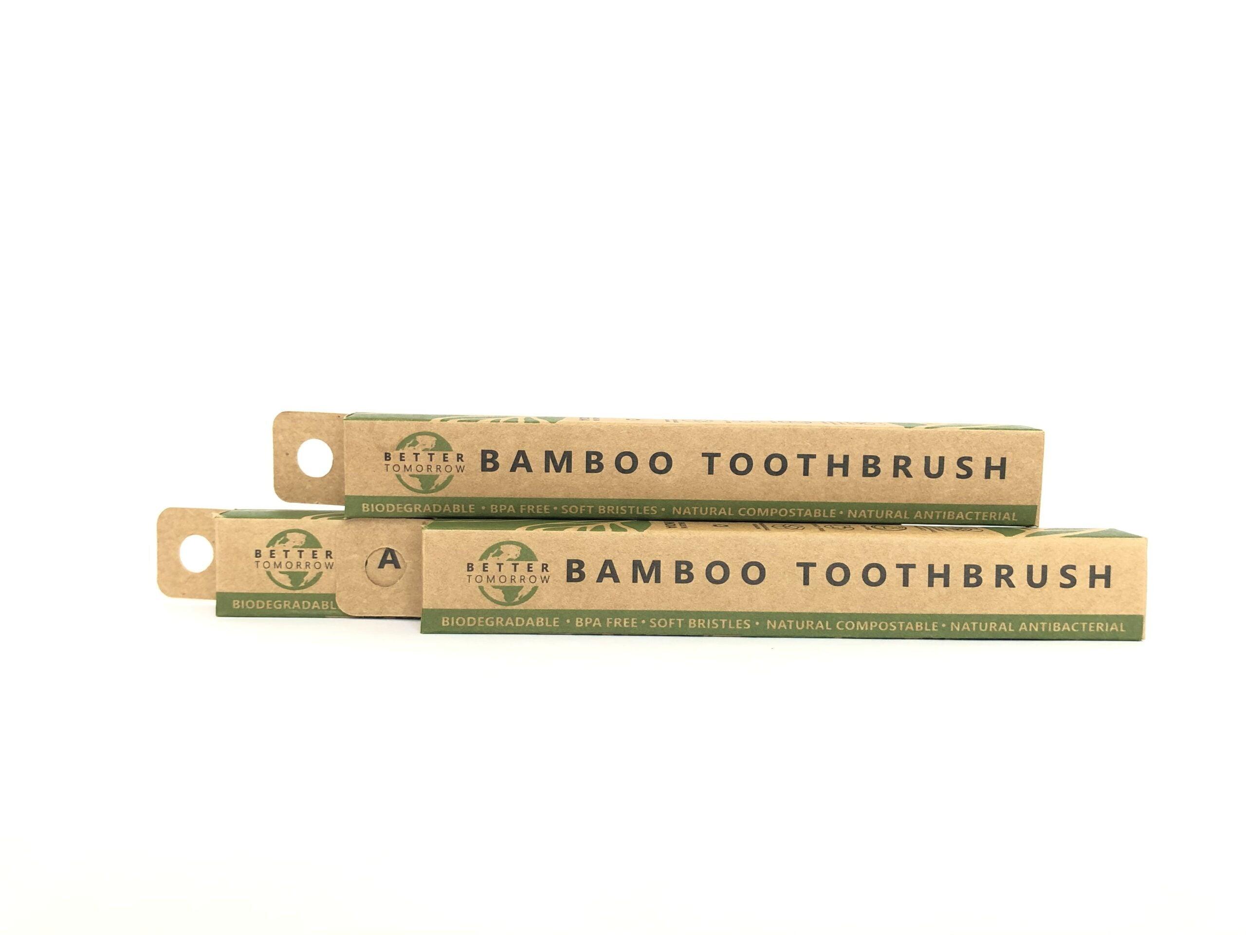 Bamboo Toothbrush - Pack of 6