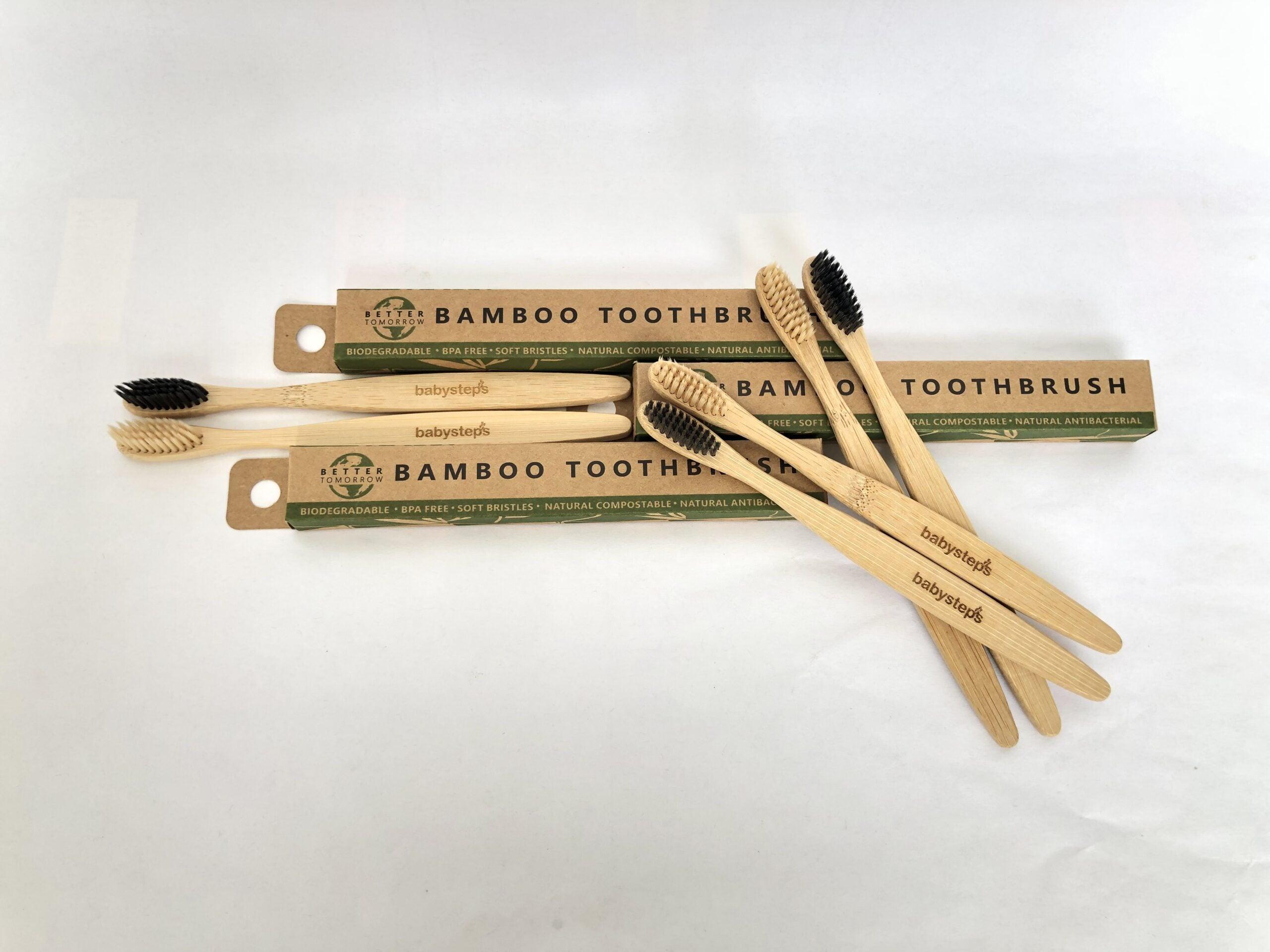 Bamboo Toothbrush - Pack of 6