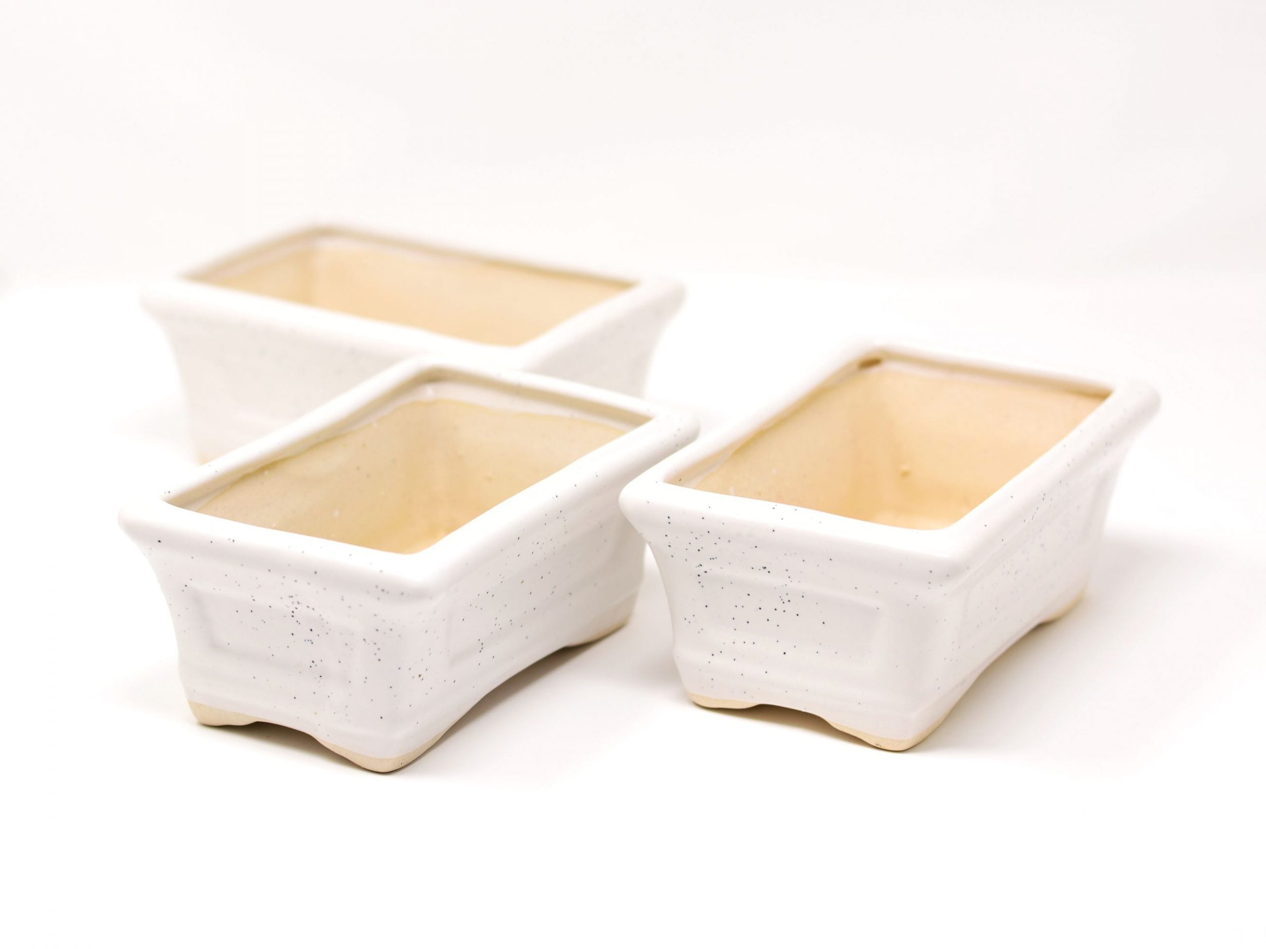 Rectangular Ceramic Planter Pots (Set of 3)