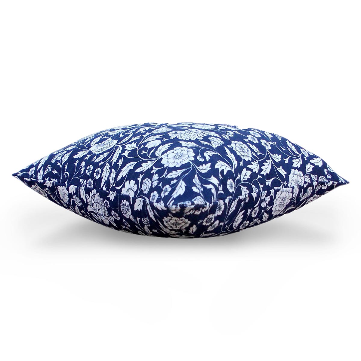 Cotton Cushion Cover | Indigo- Kalamkari Print Cushion Cover