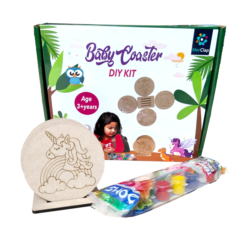 Wooden Coaster For Kids | Diy Kit