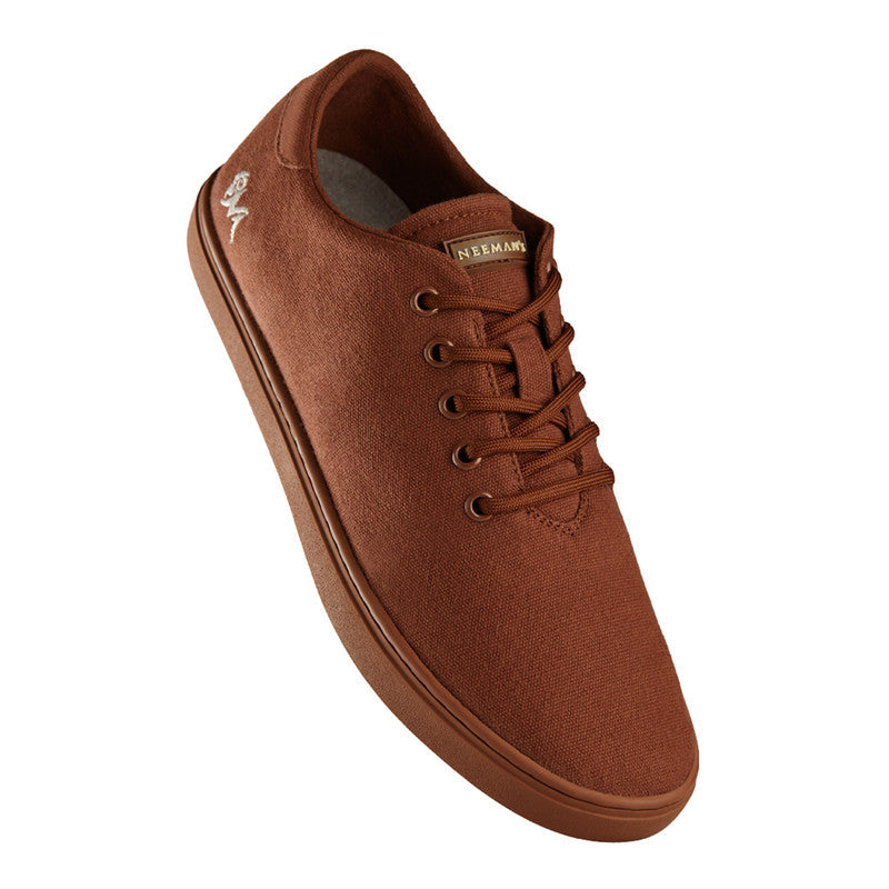 Neeman's Cotton Classic Sneakers | Cocoa Brown | Shoes for Men & Women