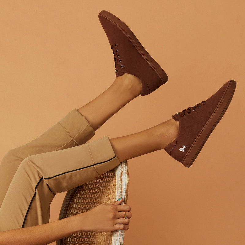 Neeman's Cotton Classic Sneakers | Cocoa Brown | Shoes for Men & Women