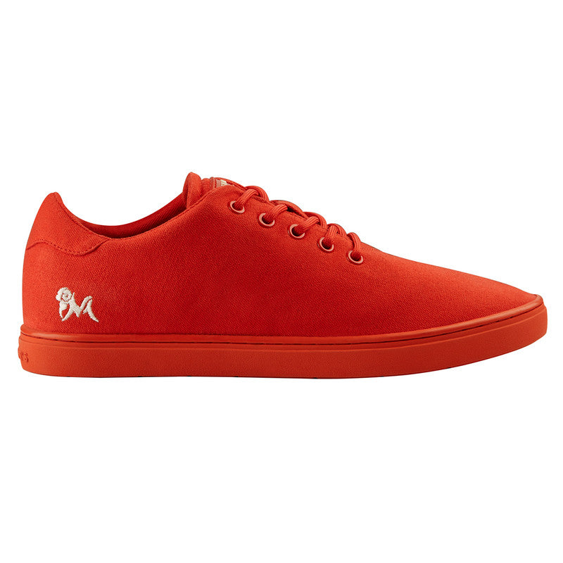 Neeman's Cotton Classic Sneakers | Coral Red | Shoes for Men & Women