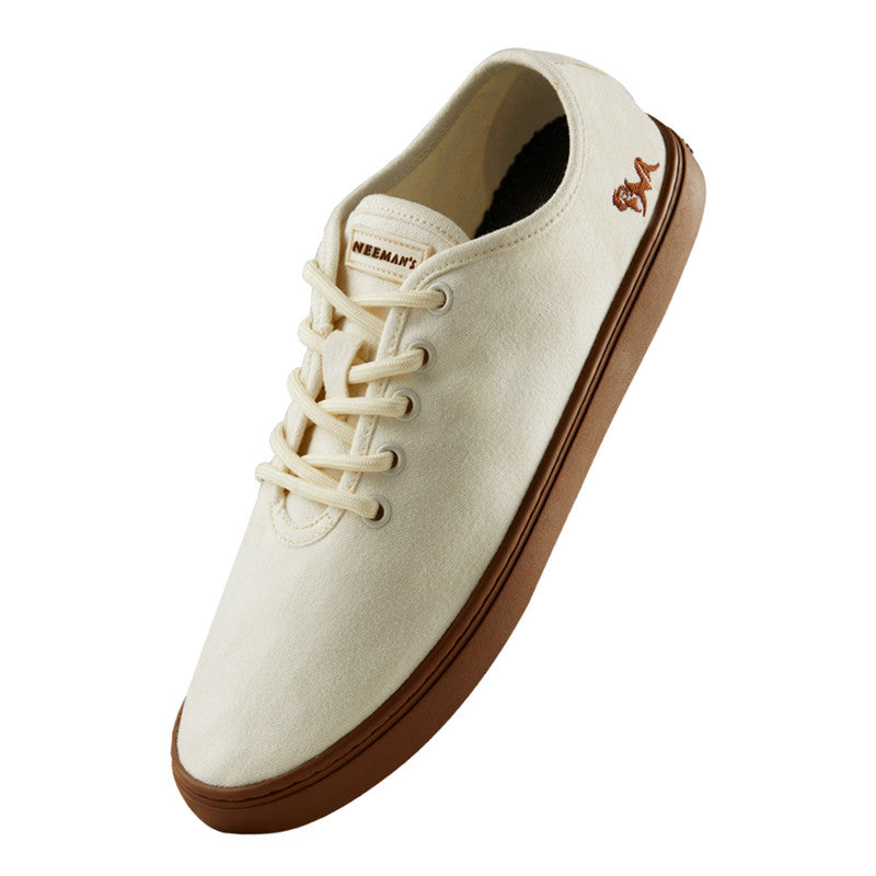 Neeman's Cotton Classic Sneakers | Ivory Cream | Shoes for Men & Women