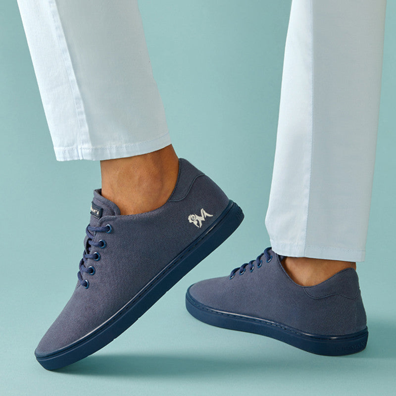 Neeman's Cotton Classic Sneakers | Marine Blue | Shoes for Men & Women