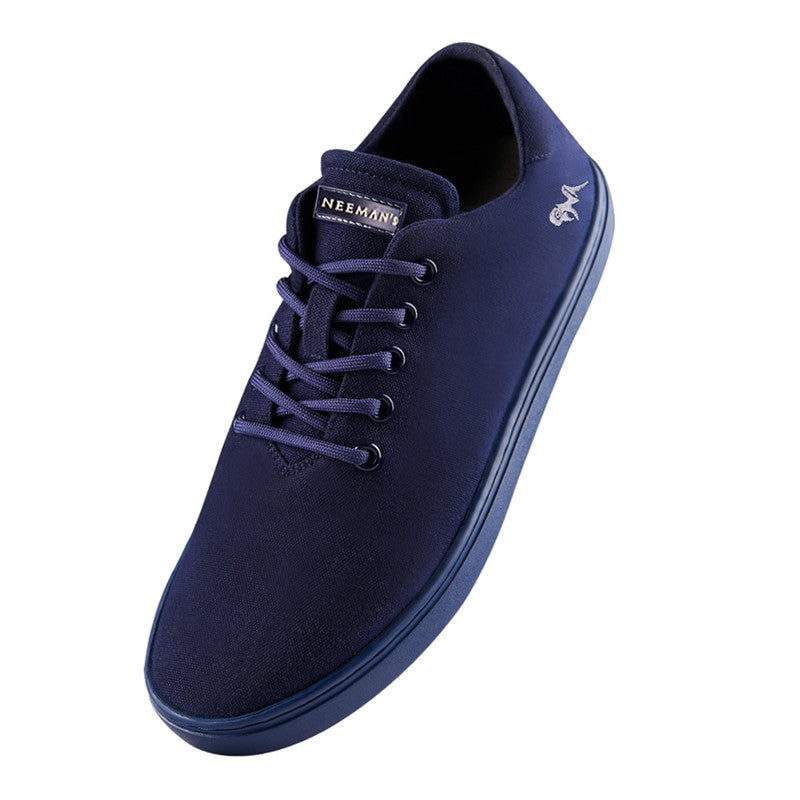 Neeman's Cotton Classic Sneakers | Midnight Blue | Shoes for Men & Women