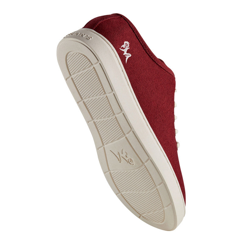 Neeman's Cotton Classic Sneakers | Maroon | Shoes for Men & Women