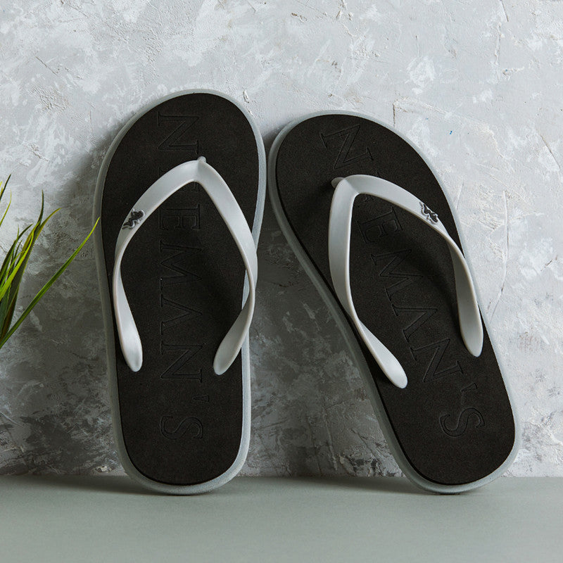 Neeman's Eco Classic Slippers | Black & Grey | Lightweight