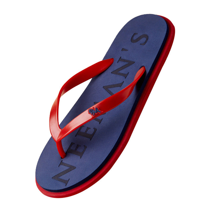 Neeman's Eco Classic Slippers | Blue & Red | Lightweight