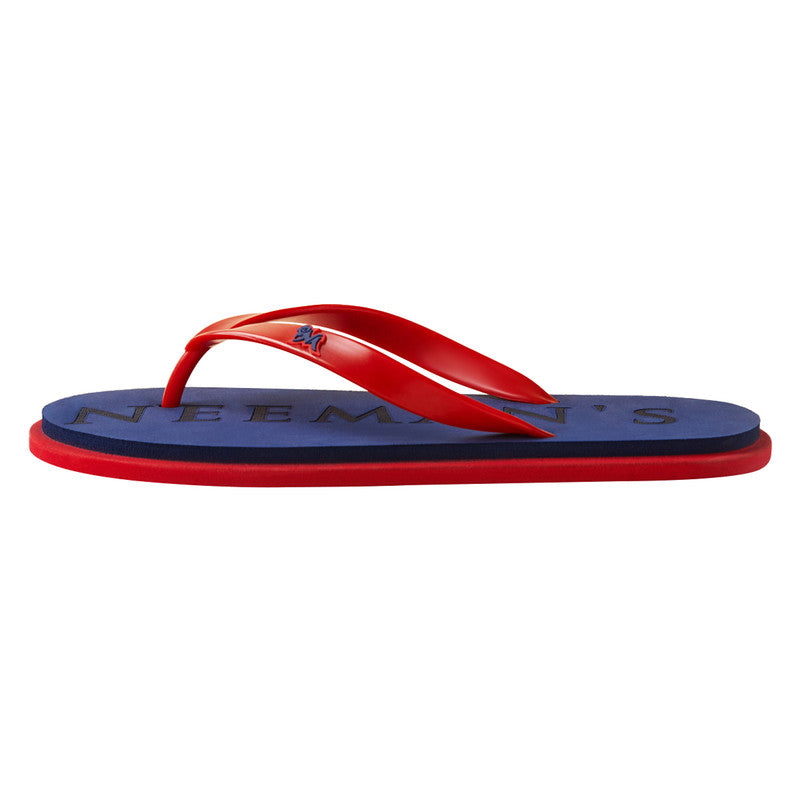 Neeman's Eco Classic Slippers | Blue & Red | Lightweight