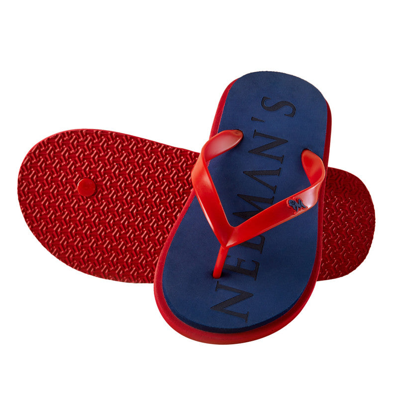 Neeman's Eco Classic Slippers | Blue & Red | Lightweight