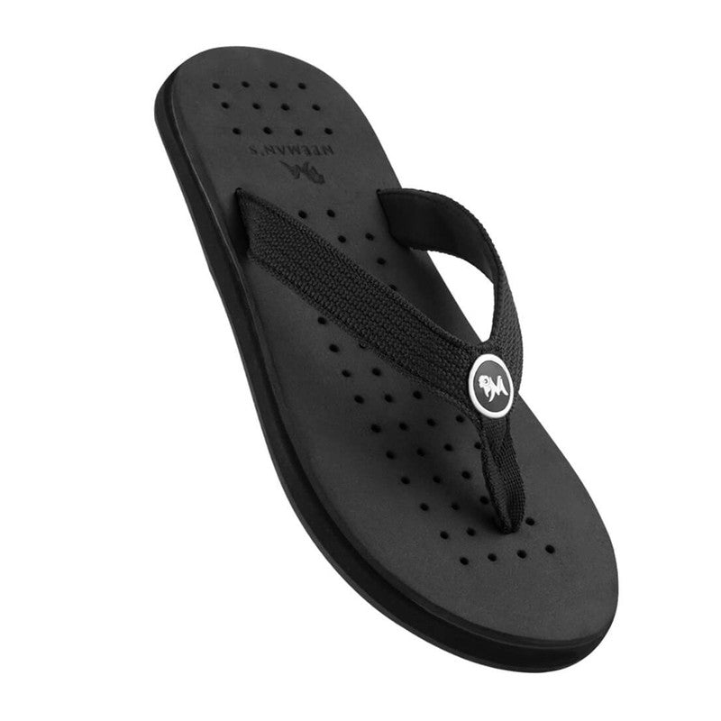 Neeman's Eco Flip Flops for Men | Coal Black