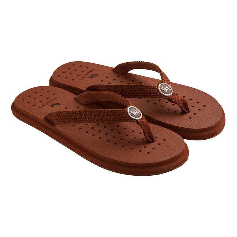 Neeman's Eco Flip Flops for Men | Soil Brown