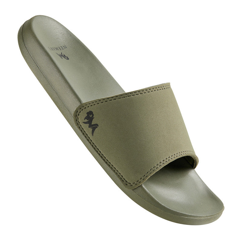 Neeman's Eco Slides Slippers | Olive Green | Lightweight Flip Flop