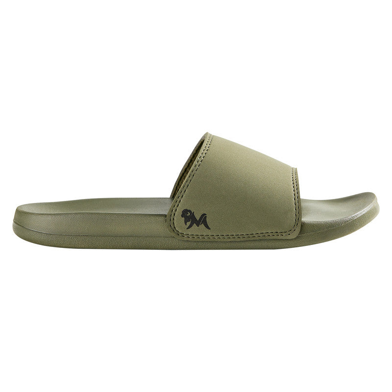 Neeman's Eco Slides Slippers | Olive Green | Lightweight Flip Flop