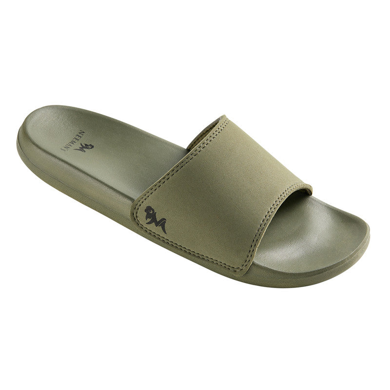 Neeman's Eco Slides Slippers | Olive Green | Lightweight Flip Flop