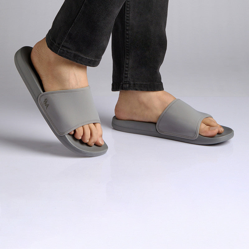 Neeman's Eco Slides Slippers | Pebble Grey | Lightweight Flip Flop