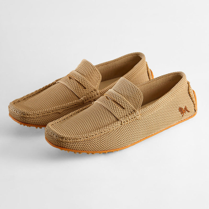 Neeman's Mens Relive Knitted Loafers | Extra Honey