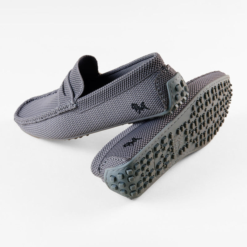 Neeman's Knitted Loafers for Men | Steel Grey