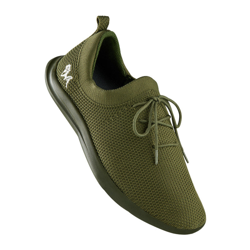 Neeman's ReLive Knit Sneakers for Men | Olive | Light-Weight & Comfortable