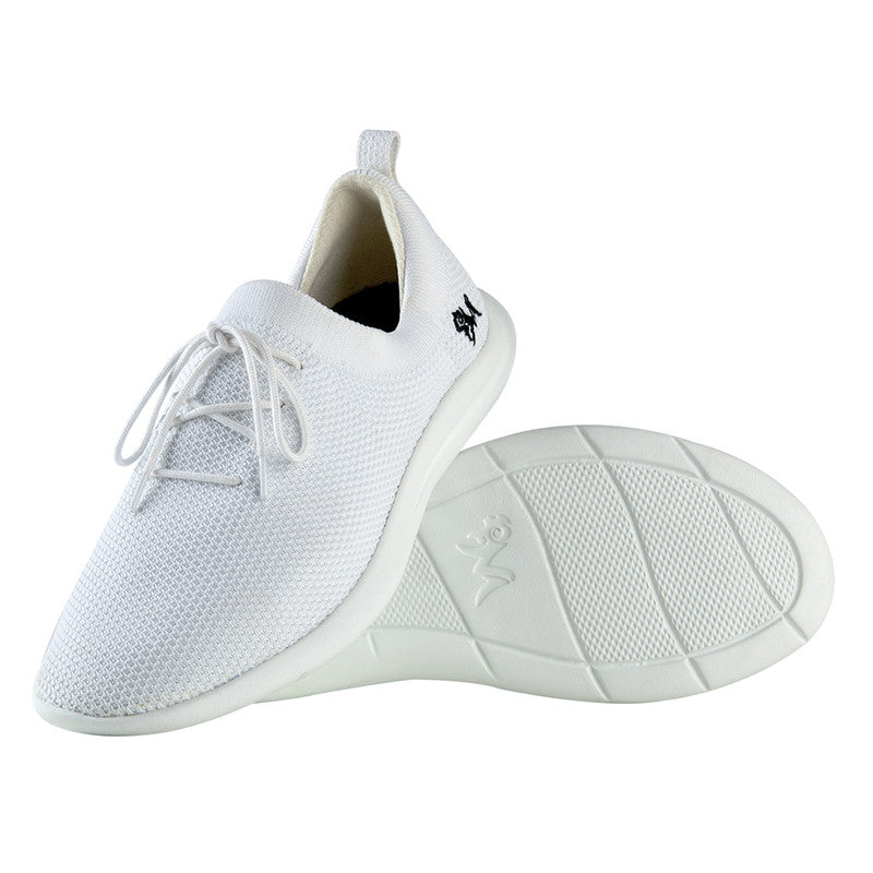 Neeman's ReLive Knit White Sneakers for Men | Light-Weight & Comfortable