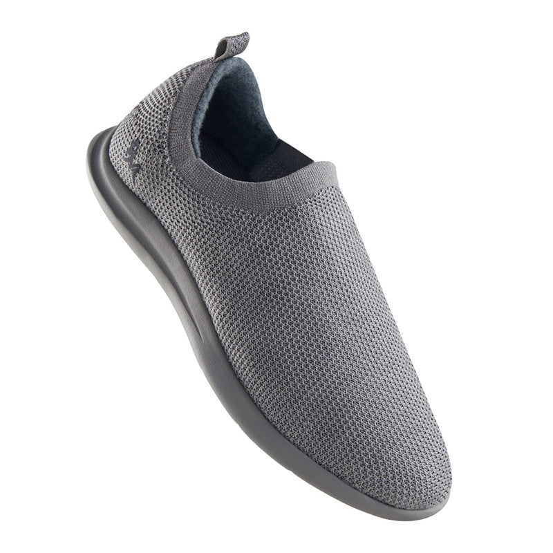 Neeman's ReLive Knit Slip On Sneakers | Titan Grey | Light-Weight & Comfortable