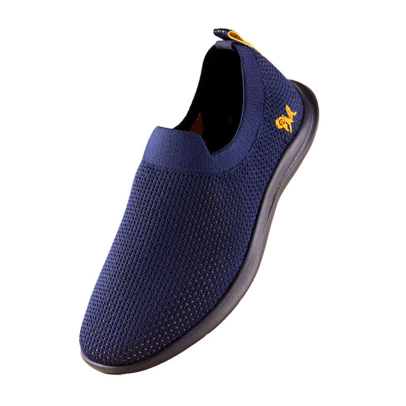 Neeman's Slip-On Casual Shoes for Men| Navy Blue | Padded Insole