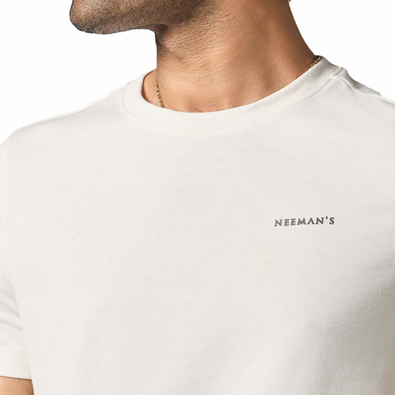 Neeman's Organic Cotton T-Shirt for Men | Crew Neck | Ivory