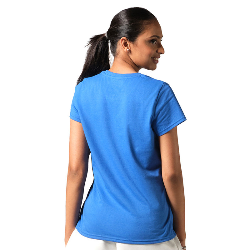 Neeman's Royal Blue T-Shirt for Women | Organic Cotton