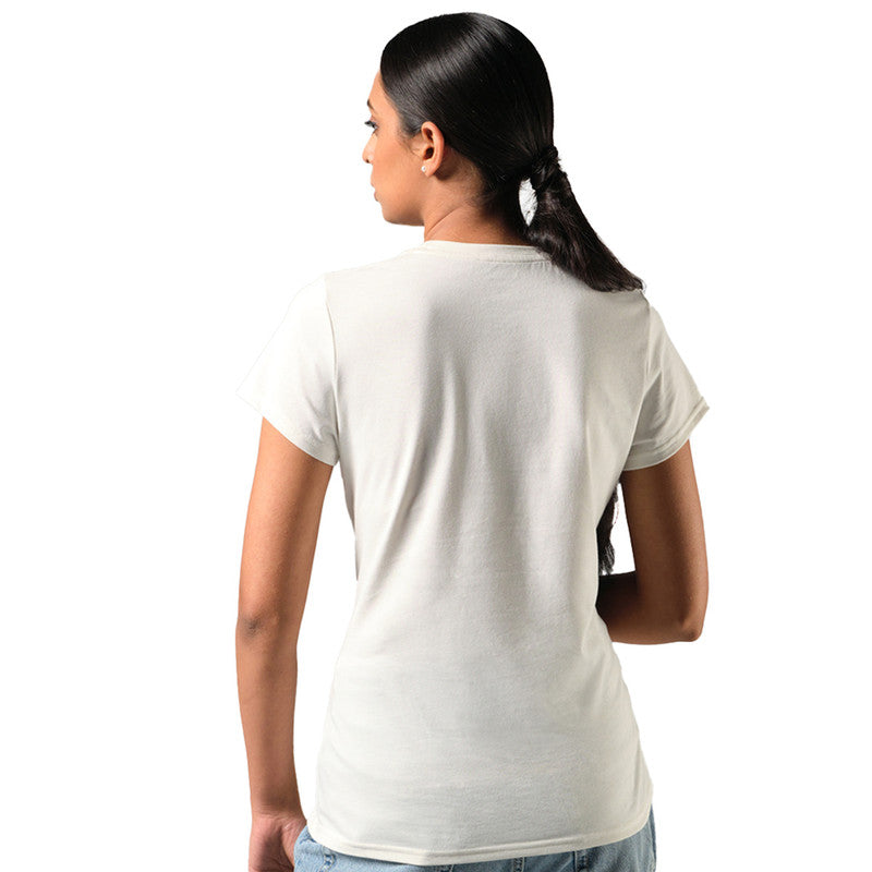 Neeman's Classic Crew T-Shirt for Women | Ivory | Organic Cotton