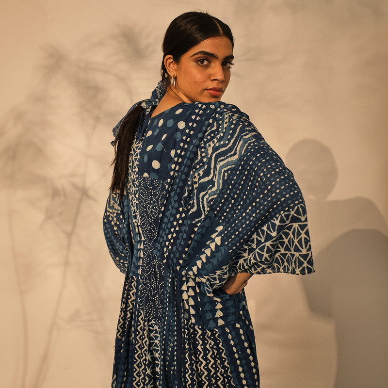 Cotton Kaftan Dress for Women | Indigo