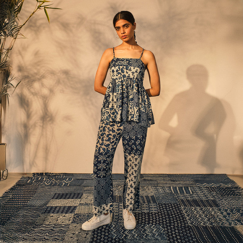 Cotton Printed Pants for Women | Indigo