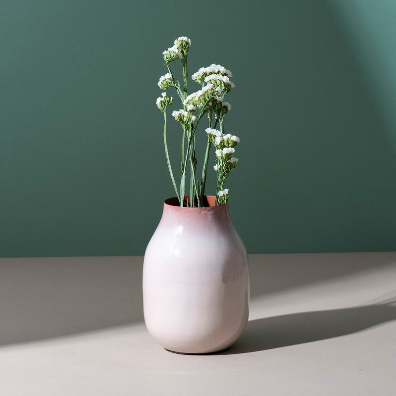 Metallic Flower Vase | Premium Textured | Powder Coated