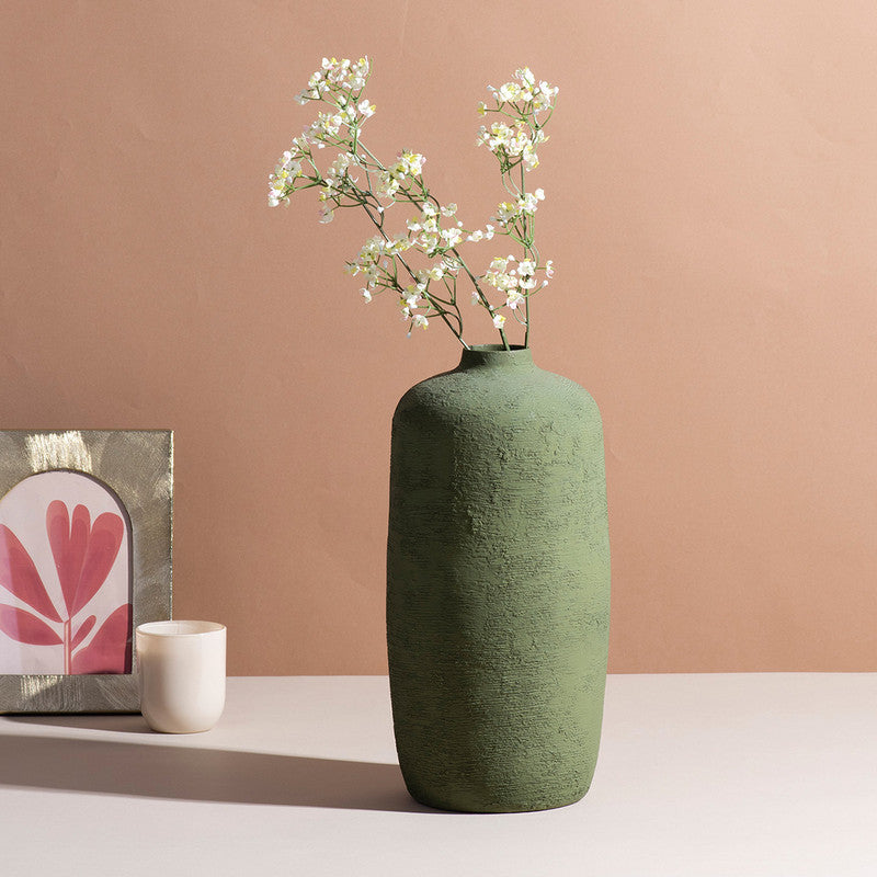 Metallic Vase | Sophisticated | Sage Green