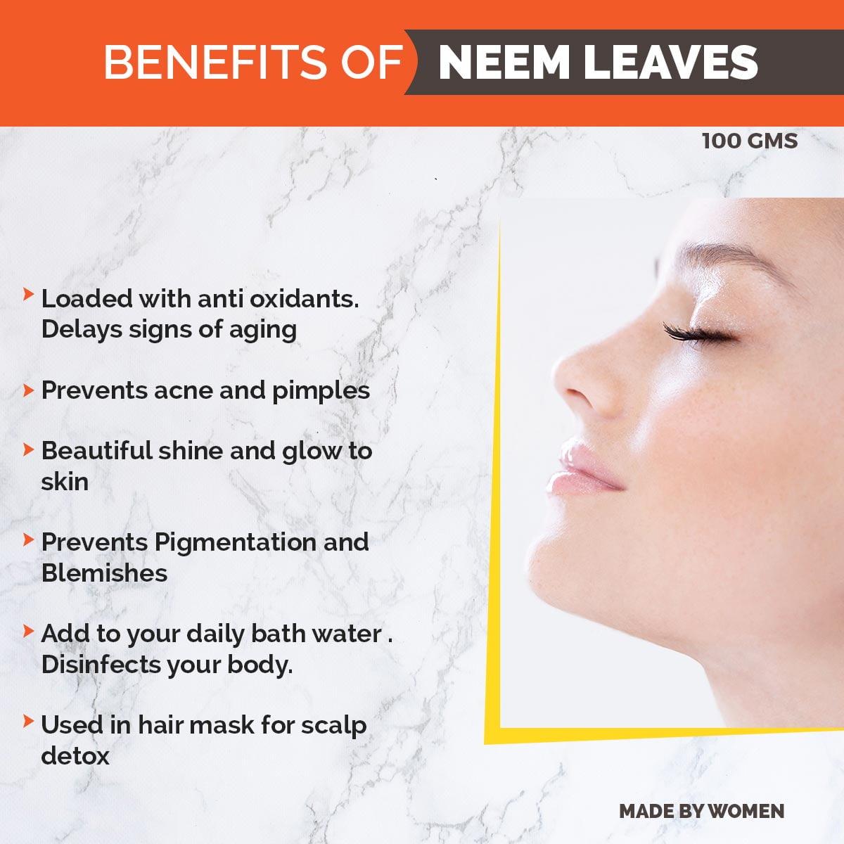 Organic Neem Leaves Powder for Skin & Hair