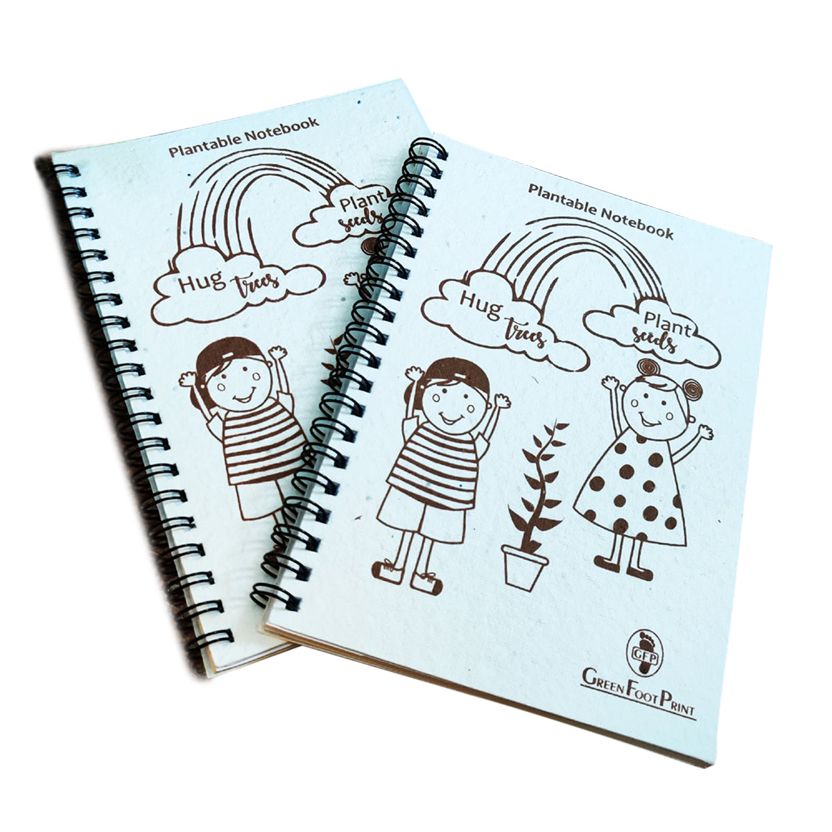 Plantable Notebooks With Seed Paper Cover | Pack of 2