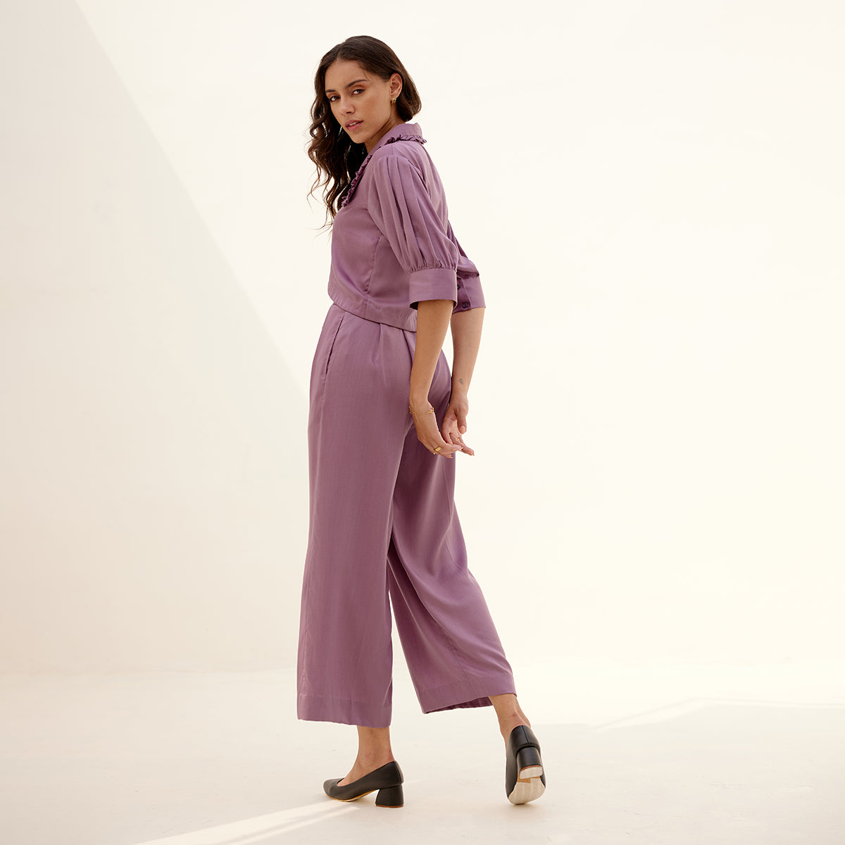 Co Ord Set for Women | Tencel Modal | Lavender