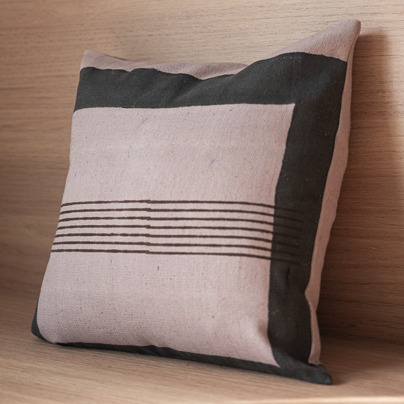 Kala Cotton Cushion Cover | Dull Lavender | 30 x 30 cm