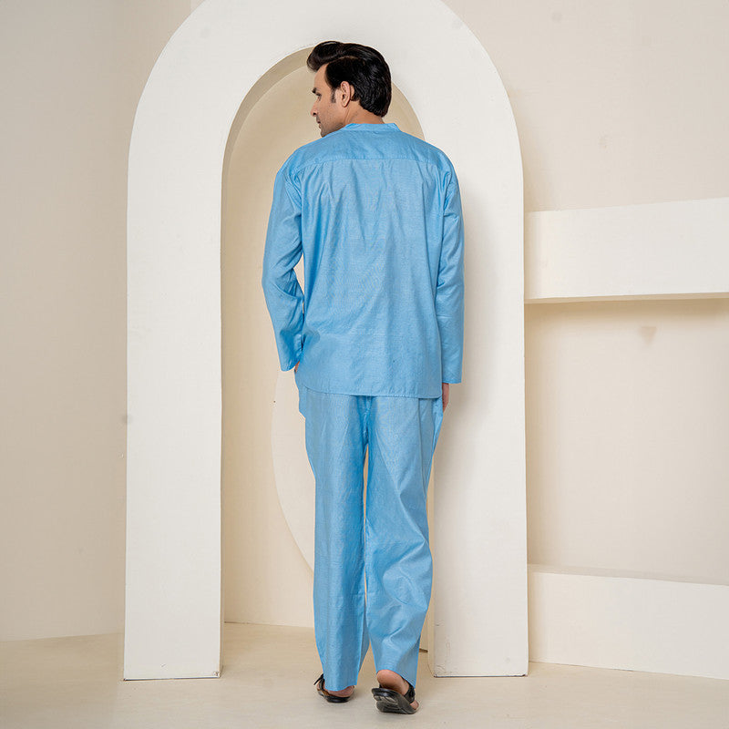 Men's Loungewear Set | Blue | Azo-Free Dyed