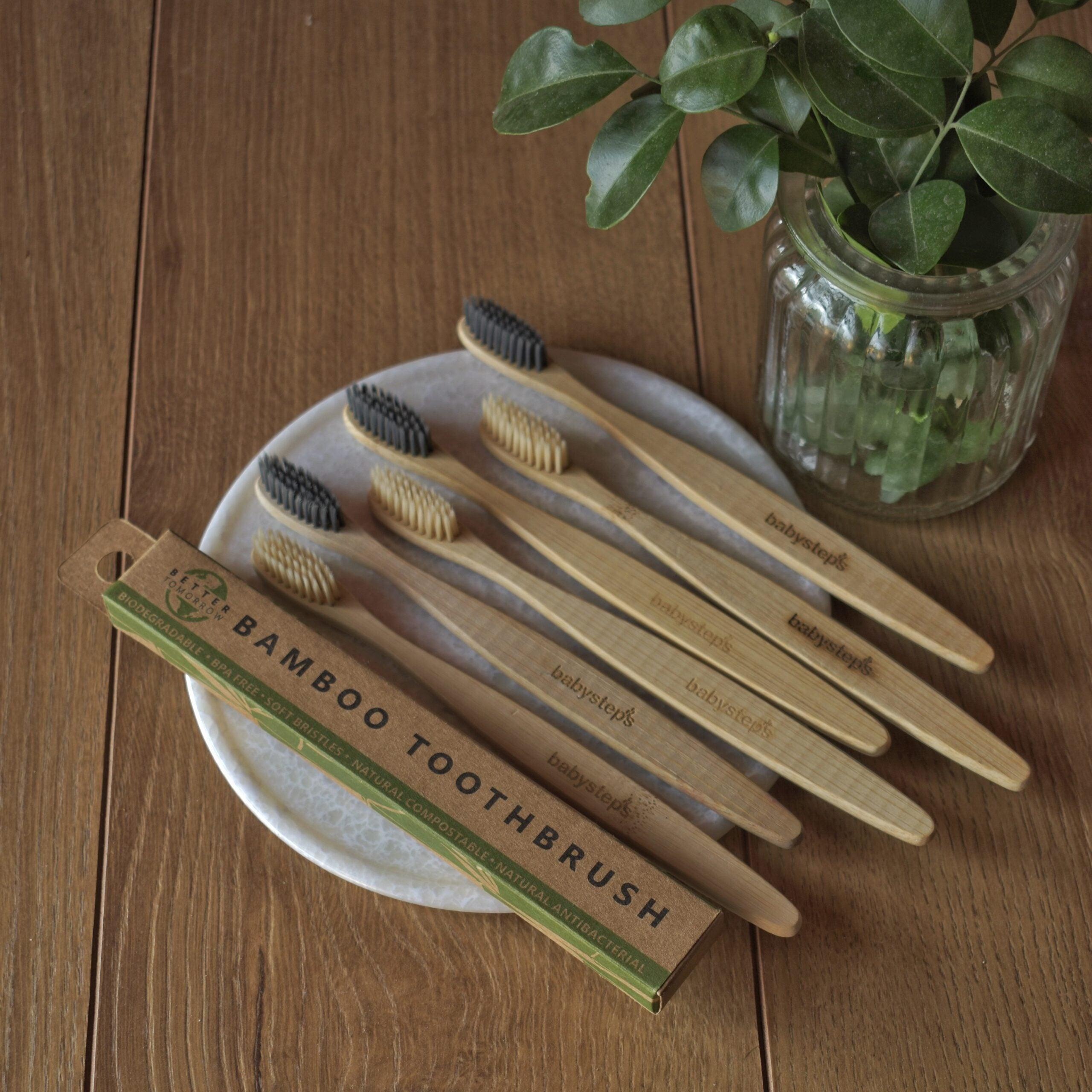 Bamboo Toothbrush - Pack of 6