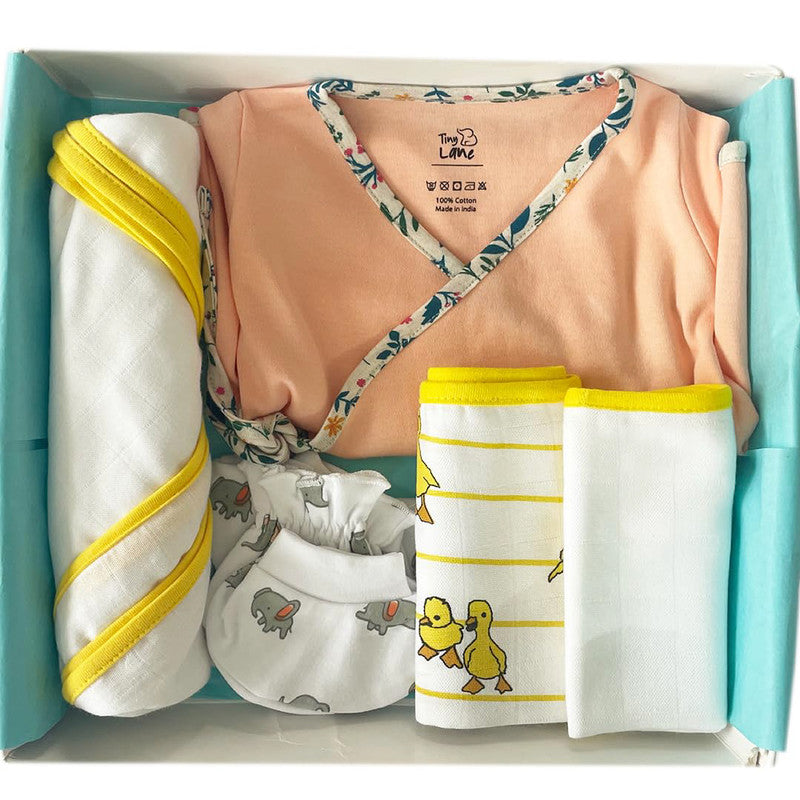 Newborn Baby Gift Set | Organic Bamboo Cotton | Set of 7