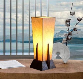 IKrafties Wooden Table Lamp in Sheesham Wood for Indoor Lighting (Without Bulb)