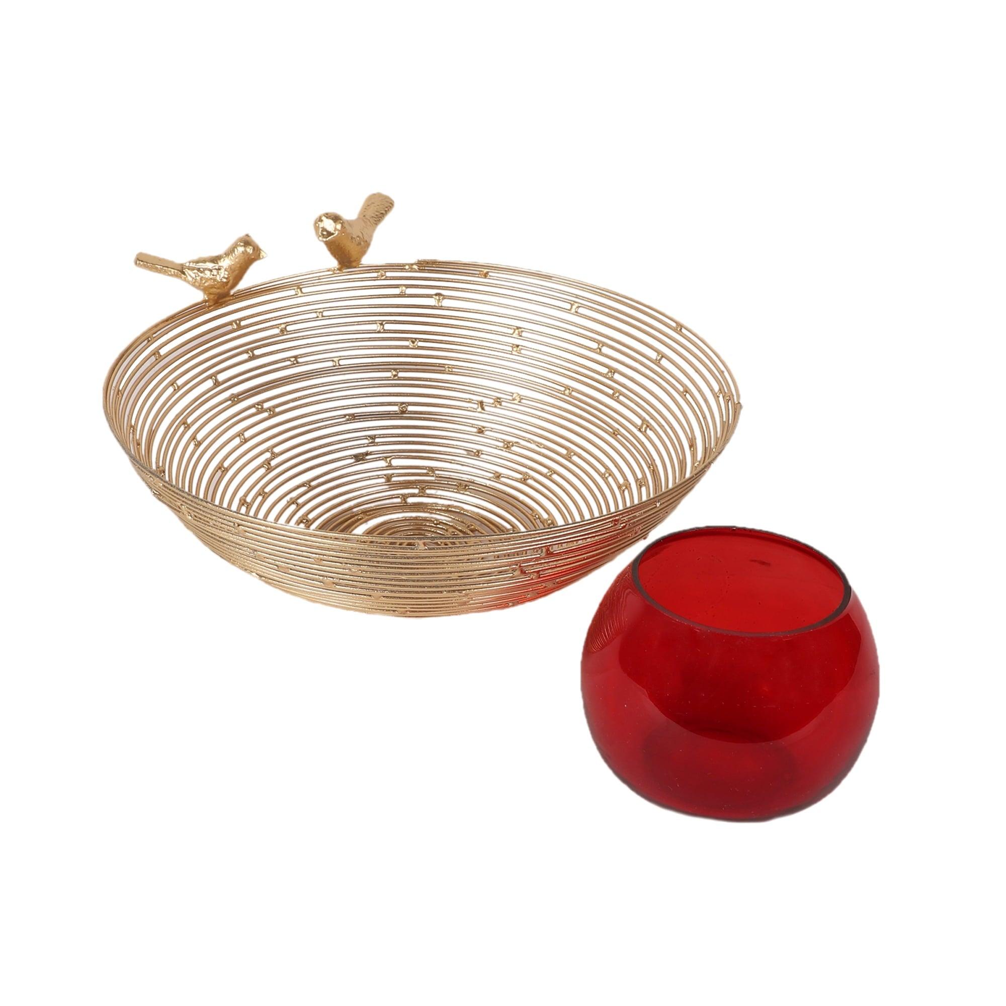 Bird Tealight Holder / Fruits Platter - Amaya Decors