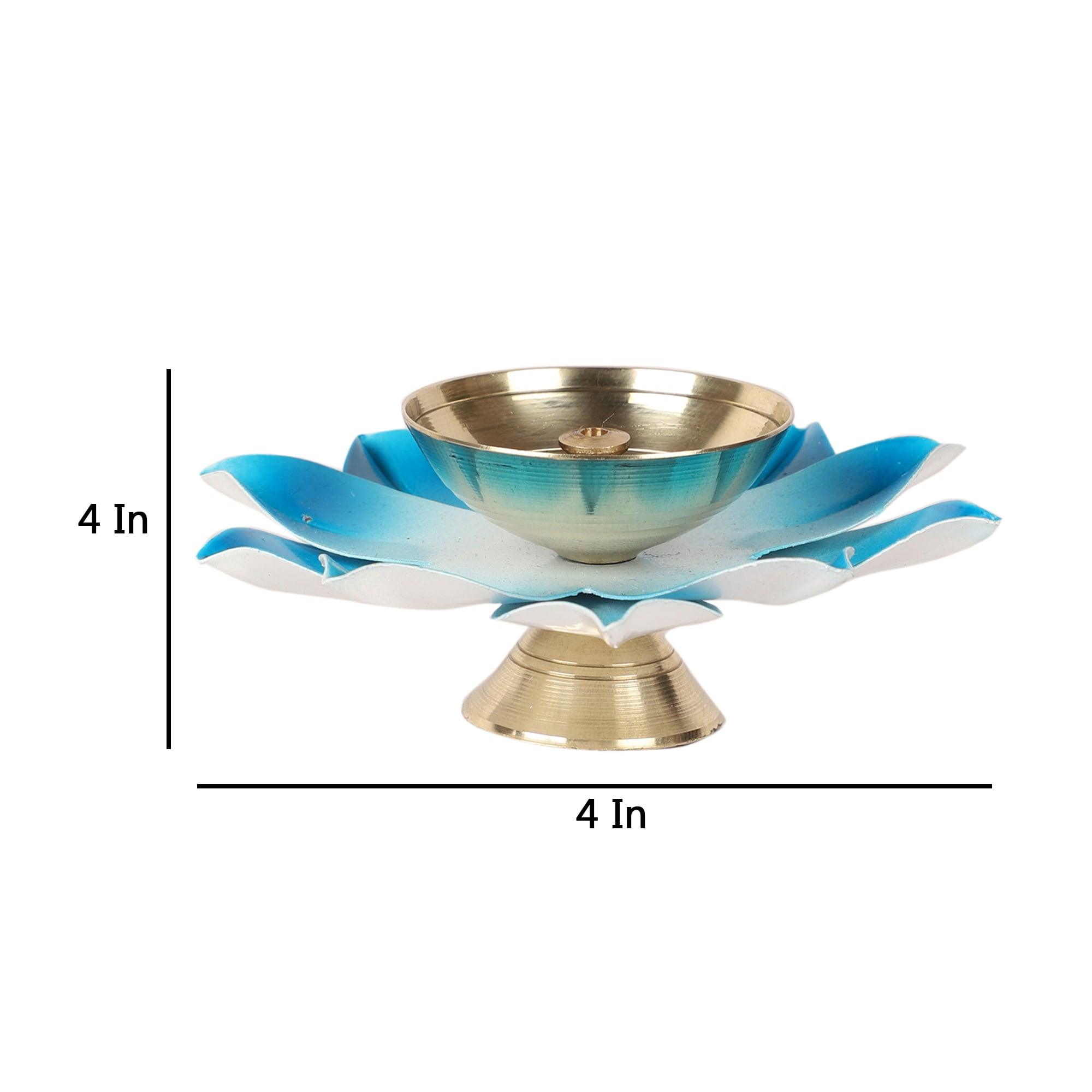 Set of 4 Brass Colored Dia - Amaya Decors