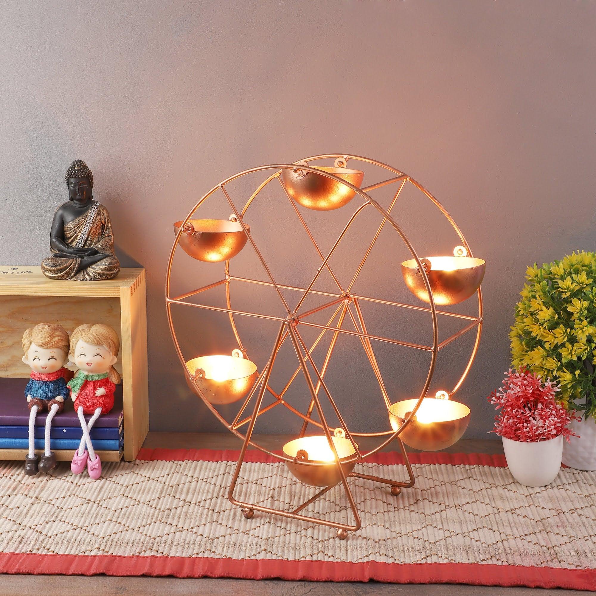 Giant Wheel Tealight Holder - Amaya Decors