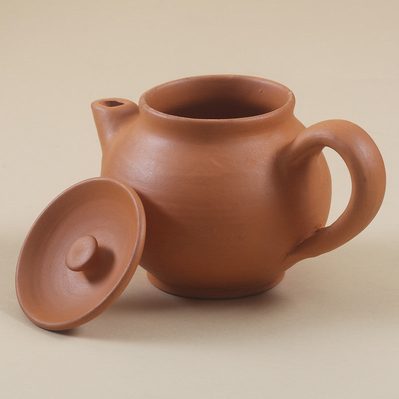 Terracotta Milk Tea Pot with Lid | 500 ml